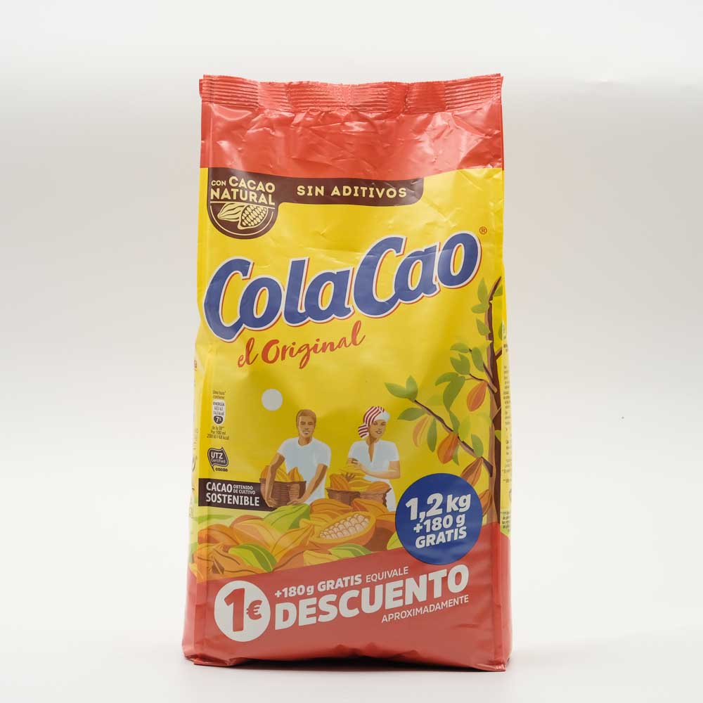 Turbo cacao instantáneo formato ahorro bolsa 1 kg · COLACAO · Supermercado  El Corte Inglés El Corte Inglés