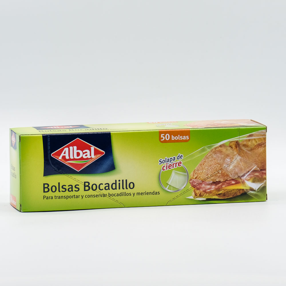 BOLSAS BOCADILLO ALBAL 50U - Supermercados Ruiz Galan