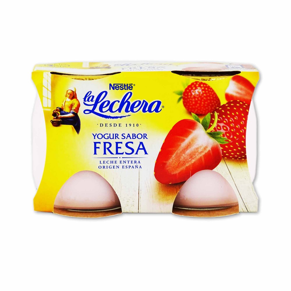 Yogur sabor Fresa • Leche Pascual