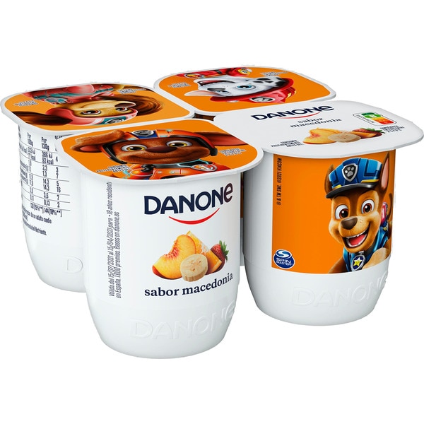 Yogur sabor macedonia - Danone - 480g